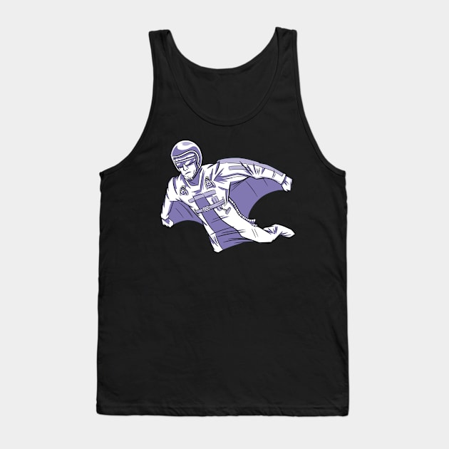 Base Jumping Jumper Basejumper Wingsuit Basejump Tank Top by Randorius